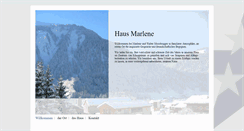 Desktop Screenshot of haus-marlene.at